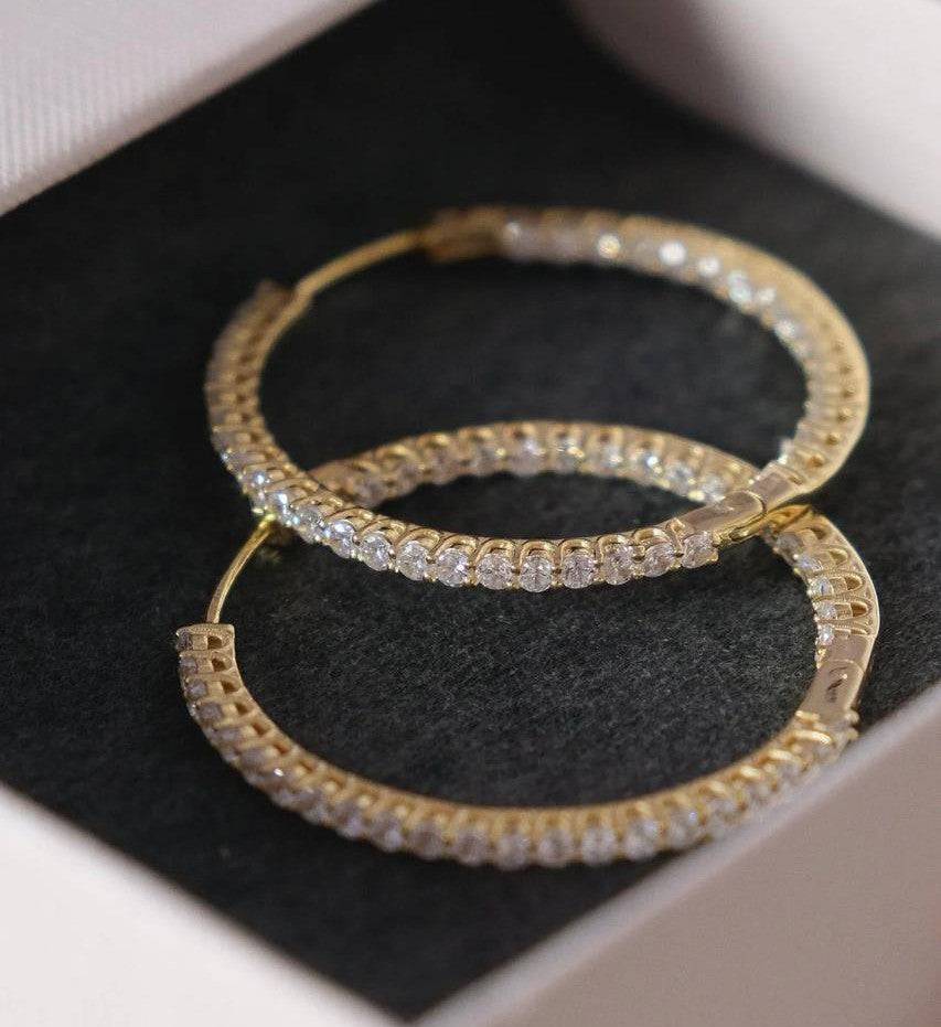 Inside Out Hoop Earring : AJJ_0075_SSGVM