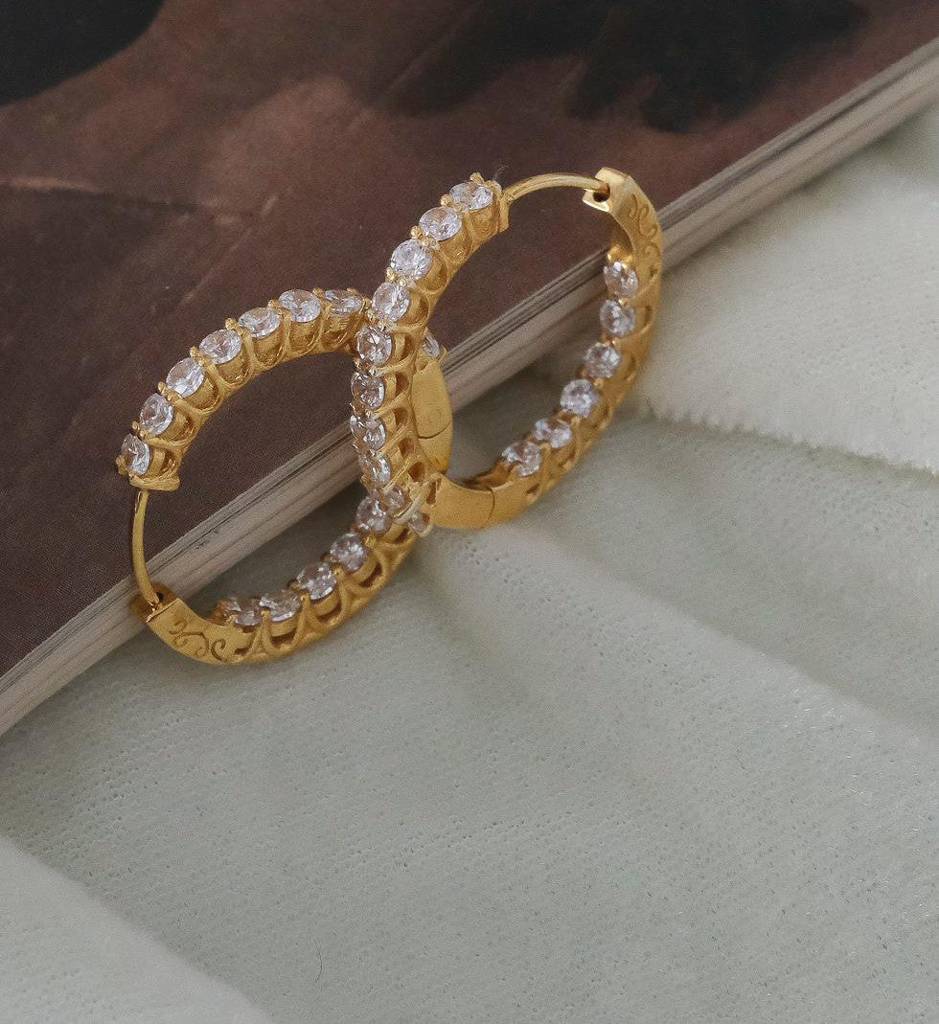 Inside Out Hoop Earring : AJJ_0075_SSGVM