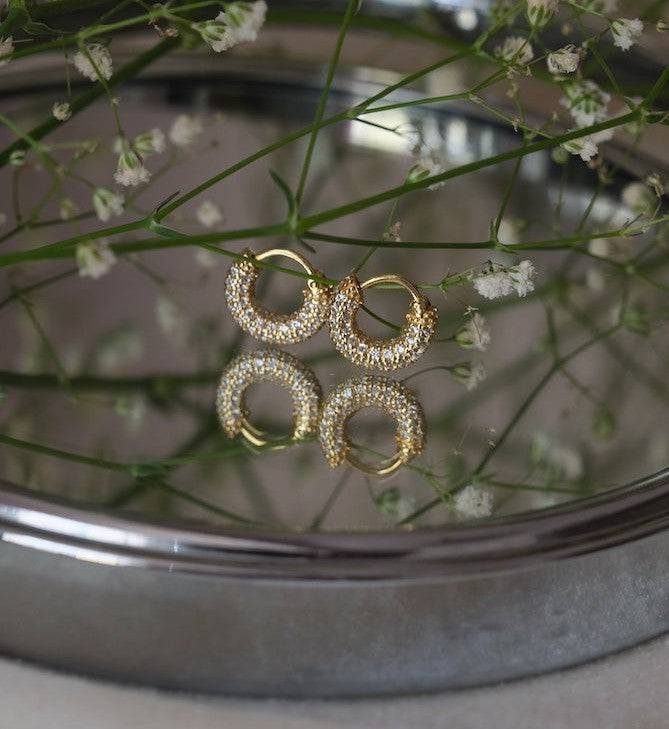 Pave Mini Hoops : AJJ_0264_SSGV