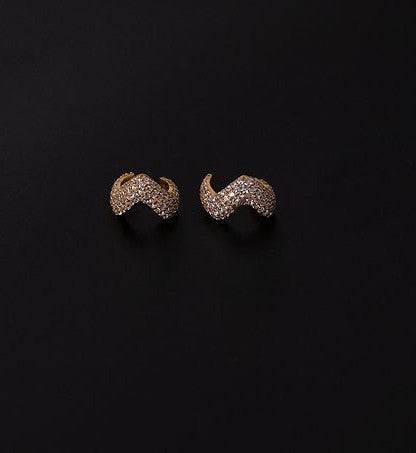 Pave Curved Ear Cuff : AJJ_0305_SSGV