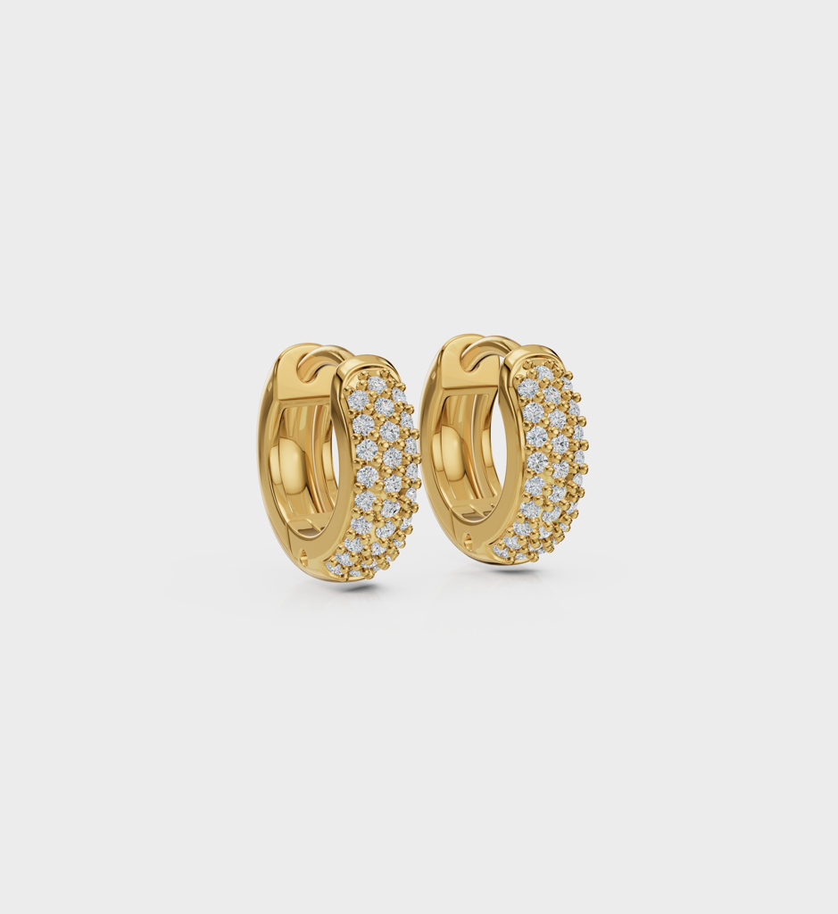 Bold Diamond Huggies : AJJ_0418_SSGVW