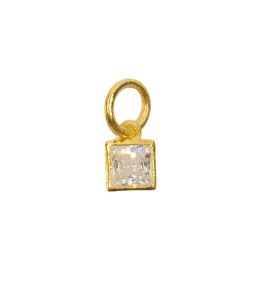 Square Drop Charm : AJJ_0686_SSWCG