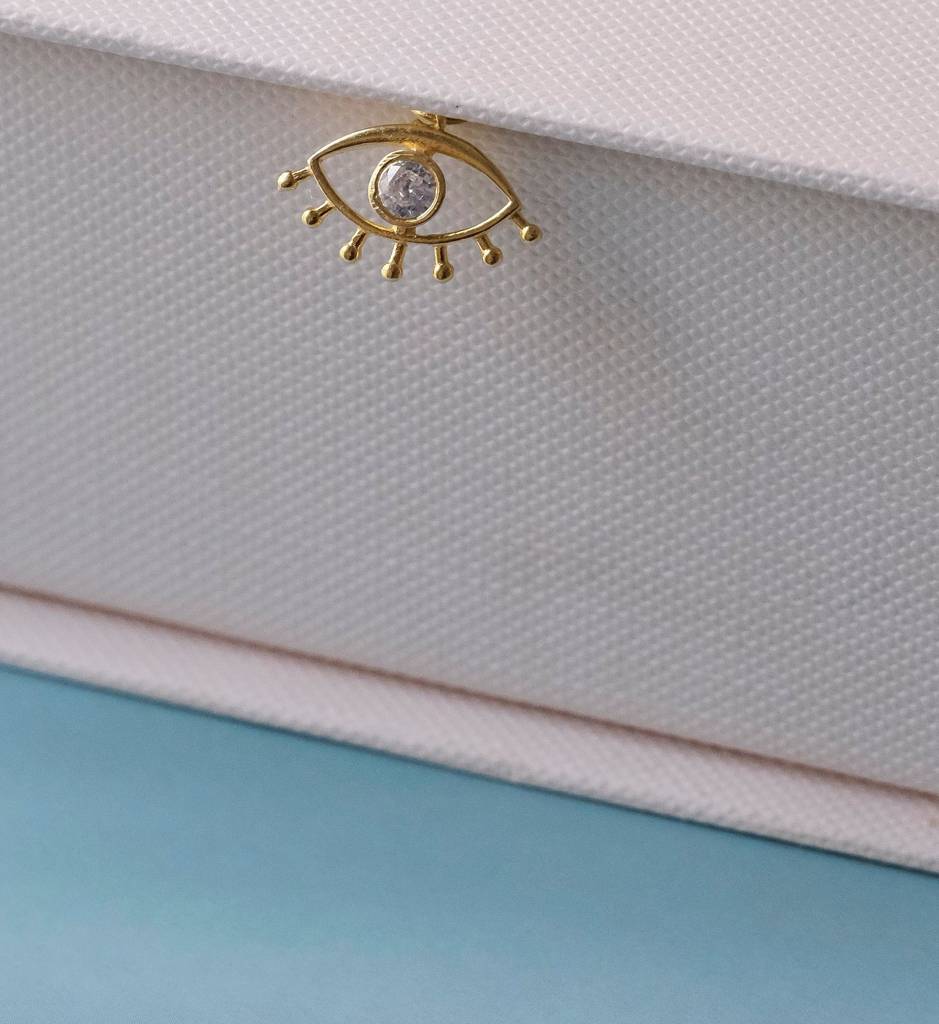 Evil Eye Diamond Charm : AJJ_0688_SSWCG