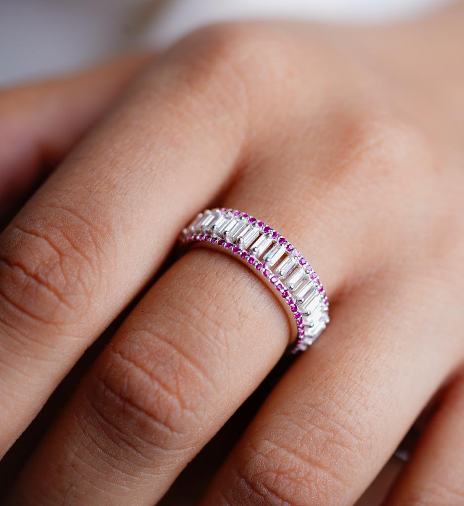 White Radiance Eternity Ring : AJJ_0766_SSGV5