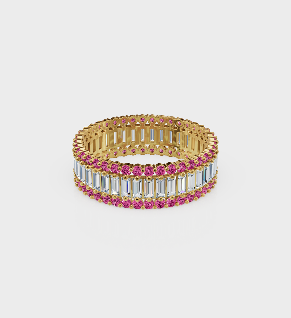 White Radiance Eternity Ring : AJJ_0766_SSGV5