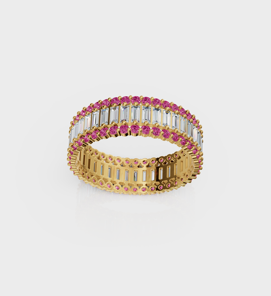 White Radiance Eternity Ring : AJJ_0766_SSGV5