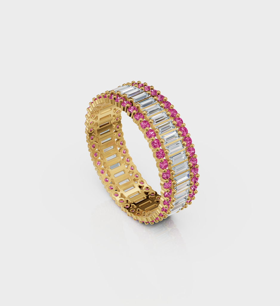 White Radiance Eternity Ring : AJJ_0766_SSGV5