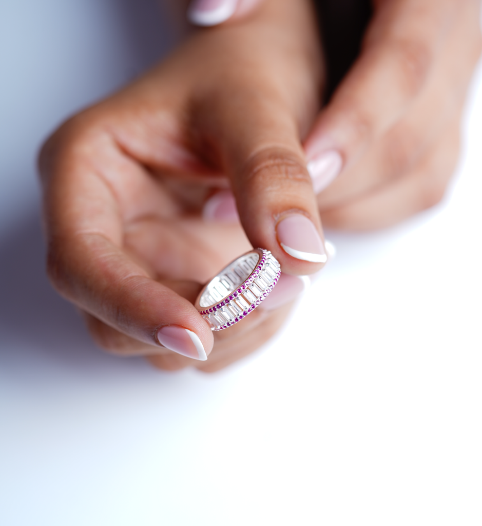 White Radiance Eternity Ring : AJJ_0766_SSGV5