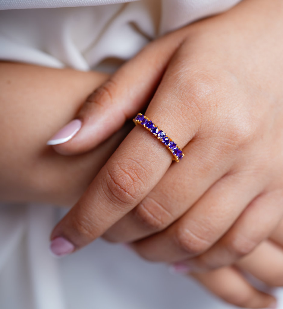 Lavender Love Eternity Ring : AJJ_0769_SSGV5