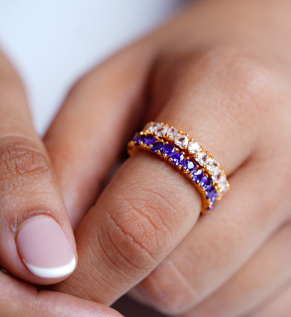 Lavender Love Eternity Ring : AJJ_0769_SSGV5