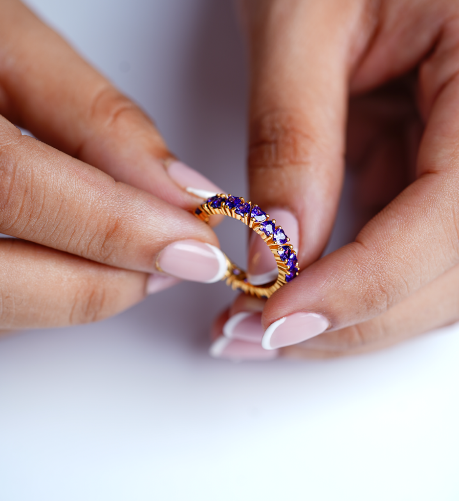 Lavender Love Eternity Ring : AJJ_0769_SSGV5