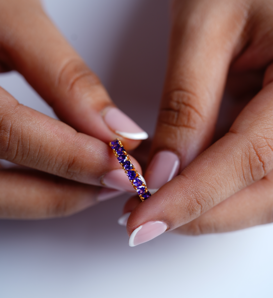 Lavender Love Eternity Ring : AJJ_0769_SSGV5