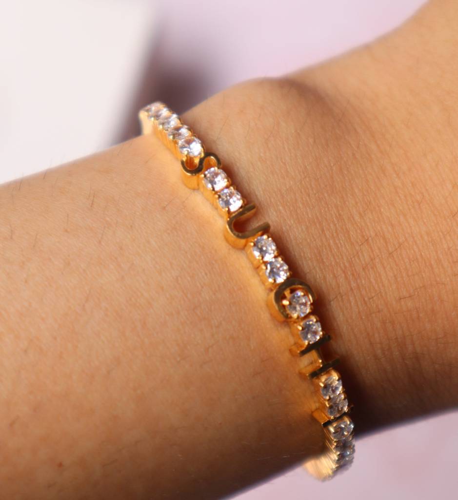 Name Diamond Tennis Bracelet : AJJ_0814_SS5GV