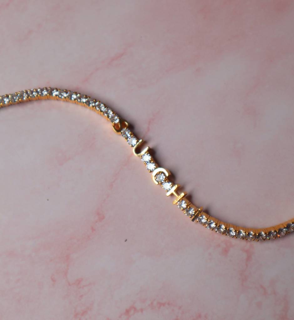Name Diamond Tennis Bracelet : AJJ_0814_SS5GV