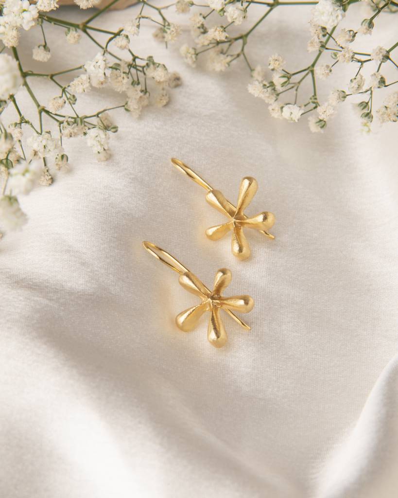 Bloom Pop Abstract Flower Earrings : AJPE3