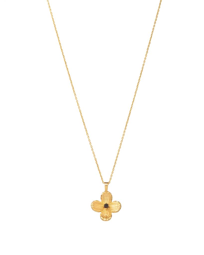 Golden Clover Pendant Necklace : AJPN23