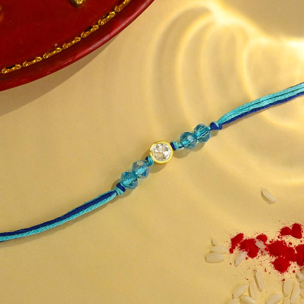 Shubh Silver Rakhi Gift Box-Akrh126 : AKRH126