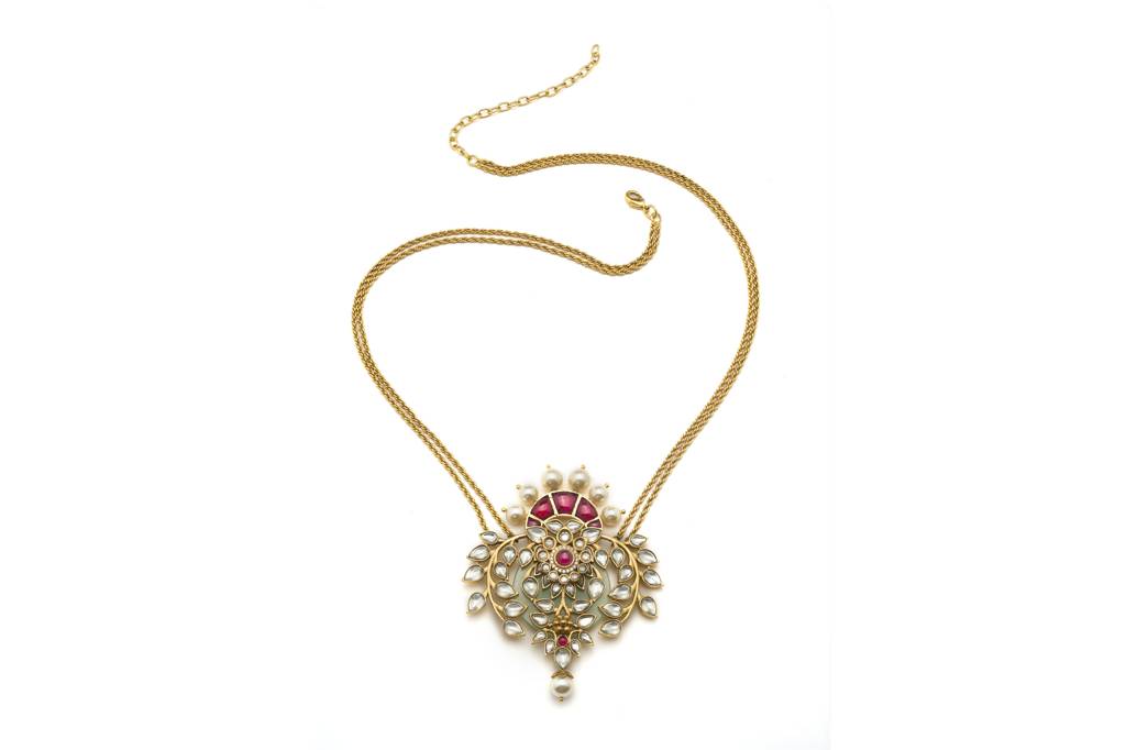 Gulmohar Miniature Statement Necklace : 1056