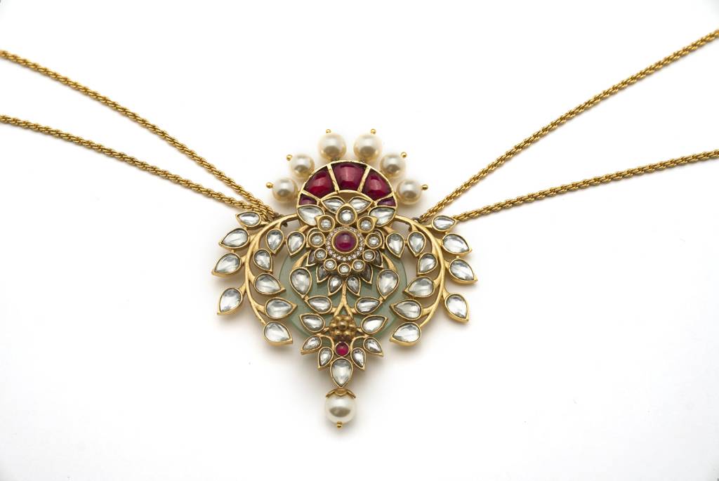 Gulmohar Miniature Statement Necklace : 1056