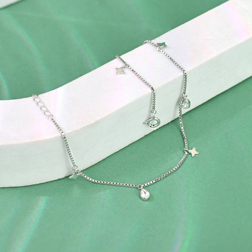 Starry Box Silver Anklet : ALPA118