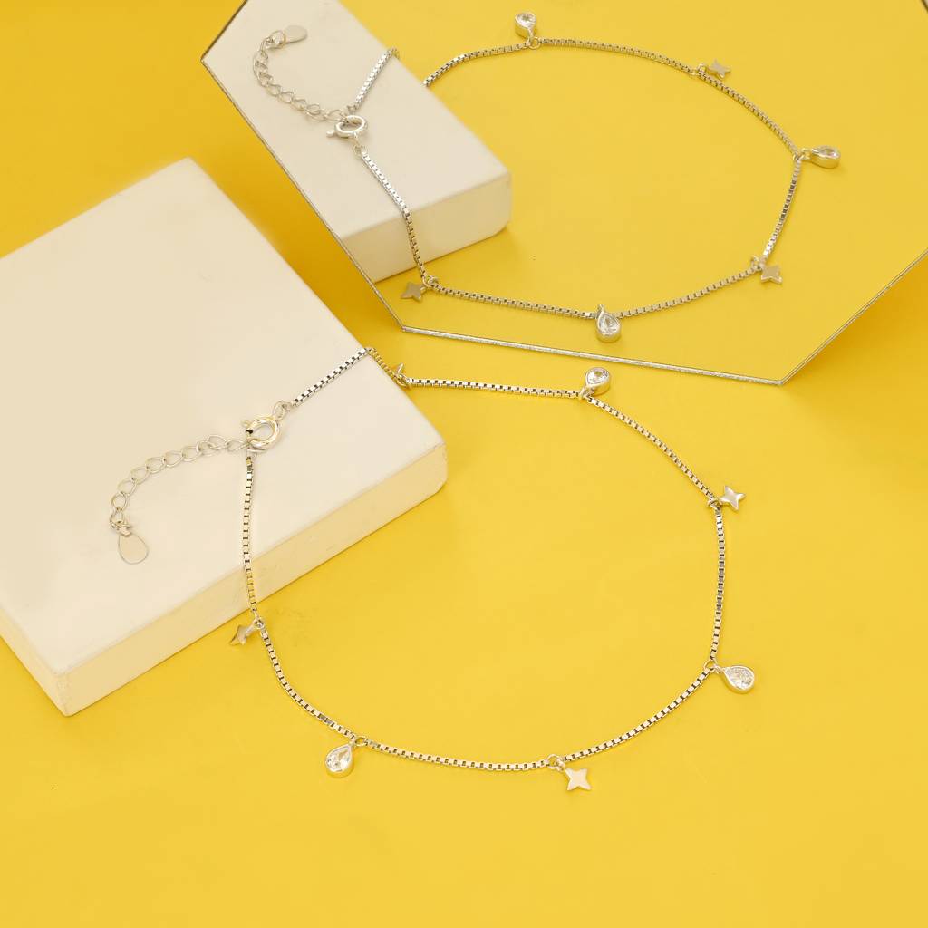 Starry Box Silver Anklet : ALPA118