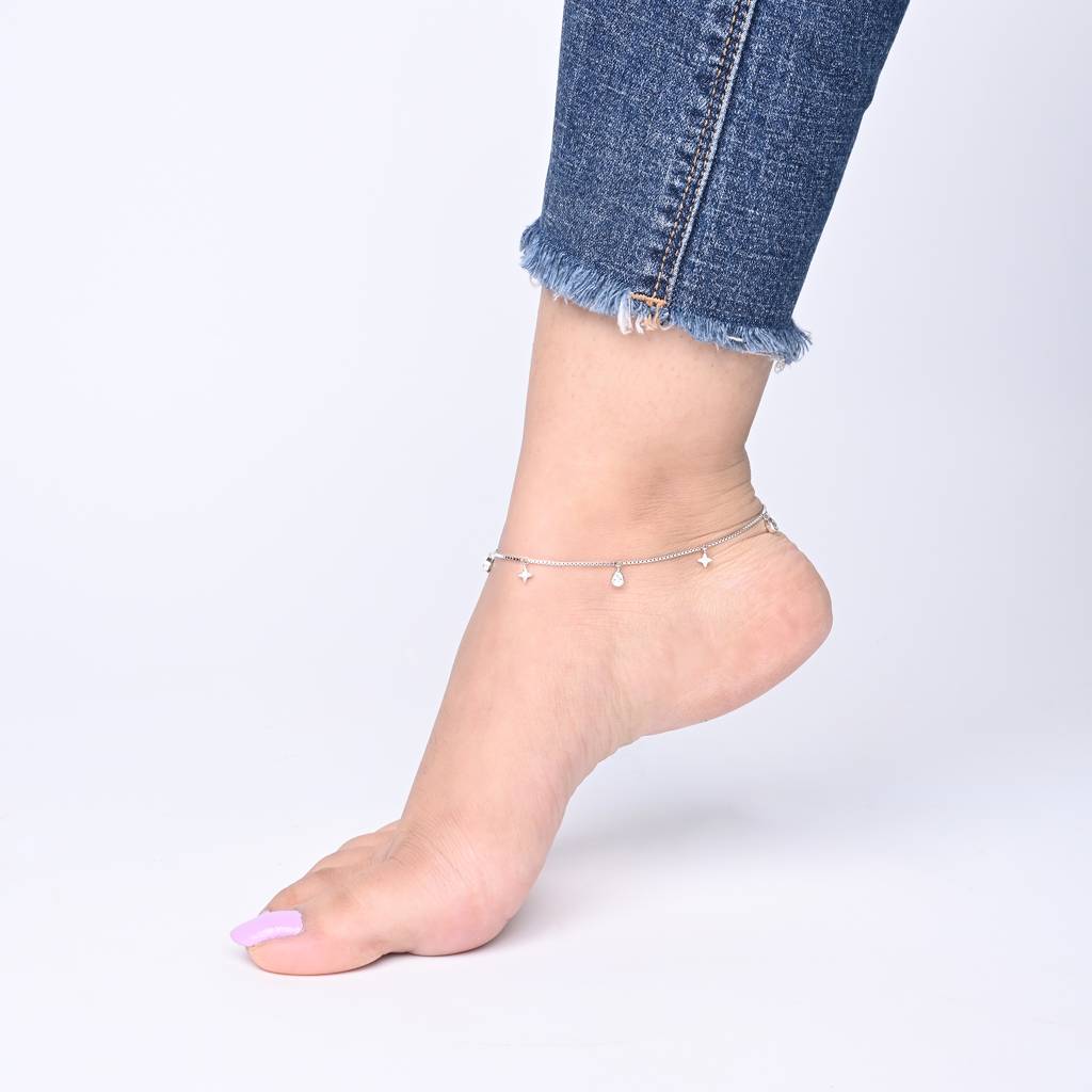 Starry Box Silver Anklet : ALPA118