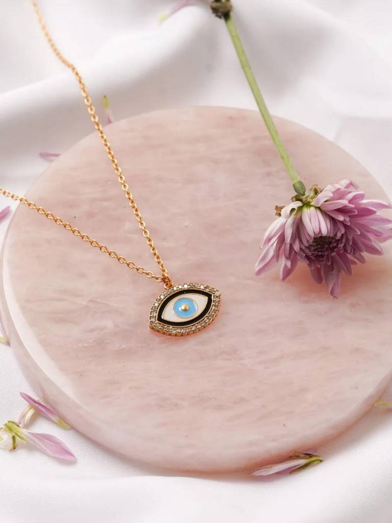 Evil Eye Meenakari Necklace : ALSO19