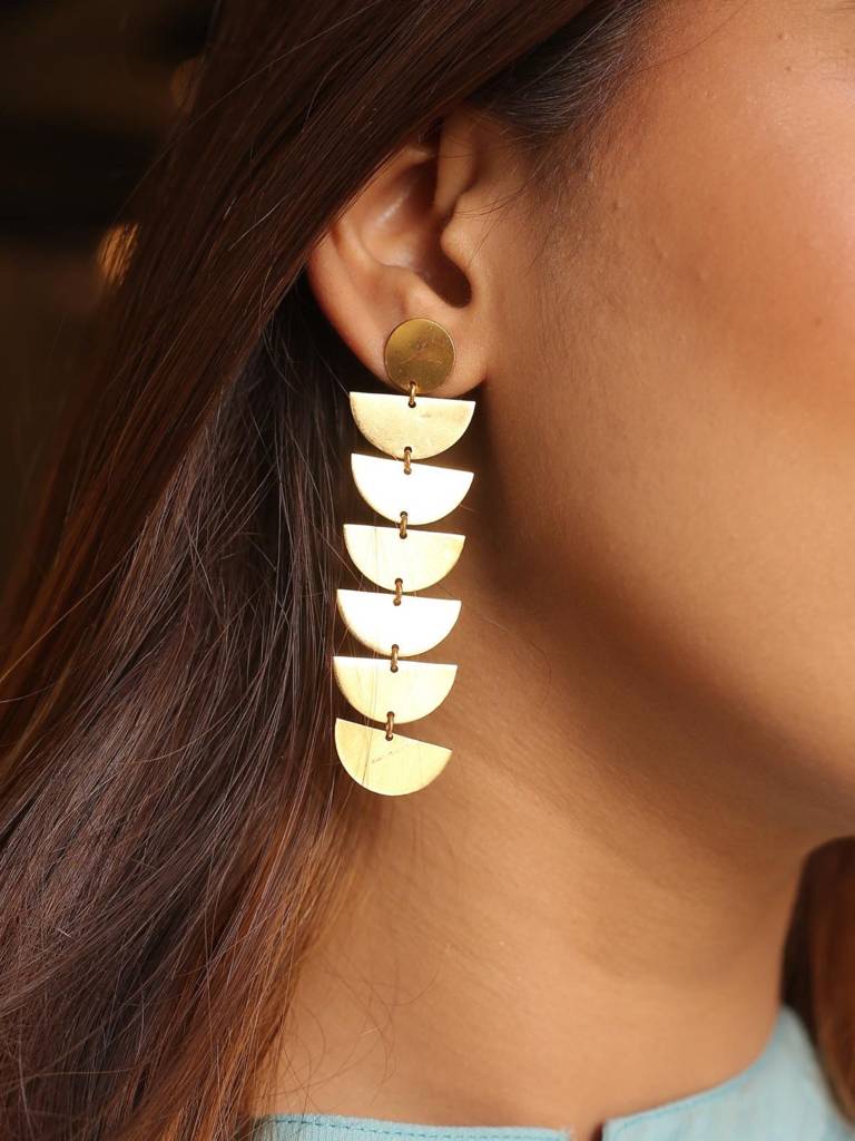 Gold Handmade Earrings : ALSO20