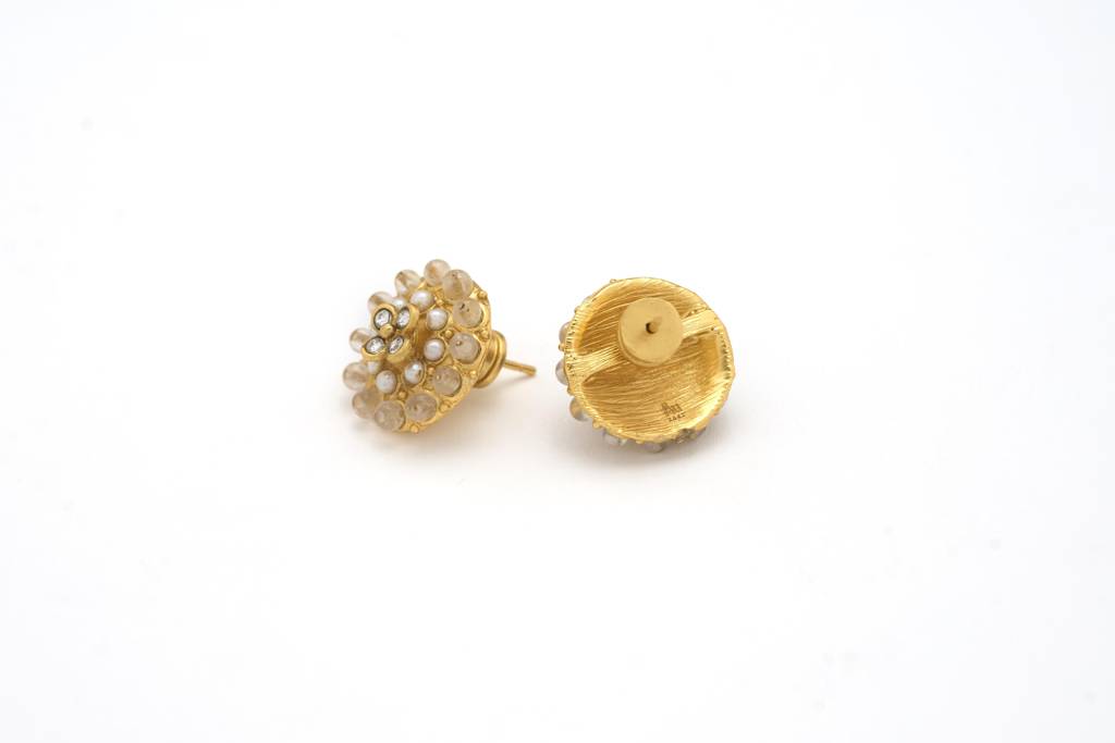 Gulmohar Blush Studs : 1049