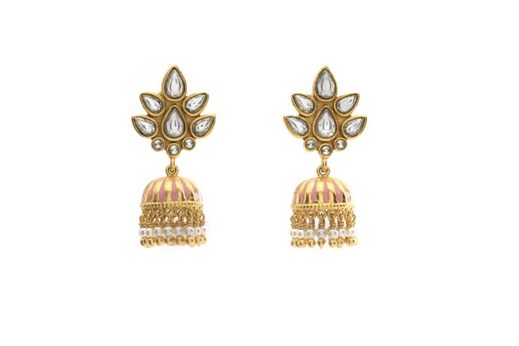 Gulmohar Jhumkis : 1052