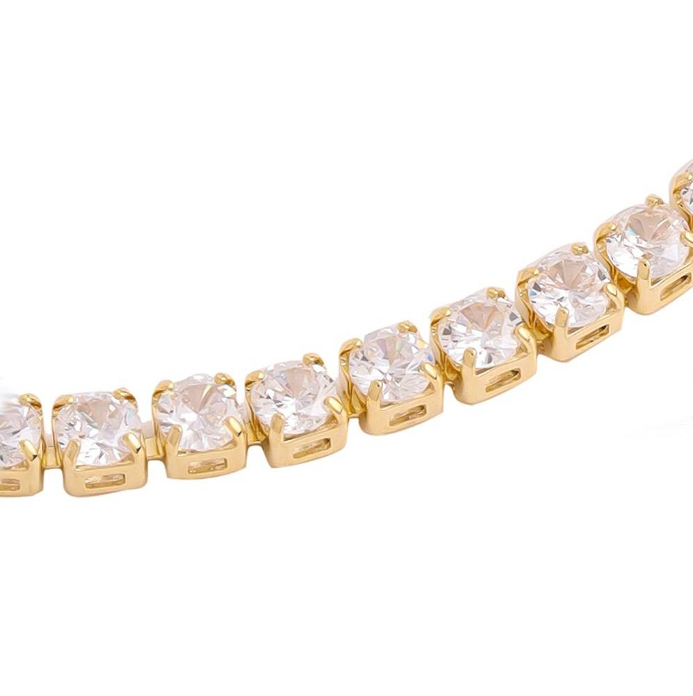 Gold Plated Zircon Ring And Bracelet Set For Women And Girls : Zirconia Jewellery Set : AMAZIR-RI-BR-SET