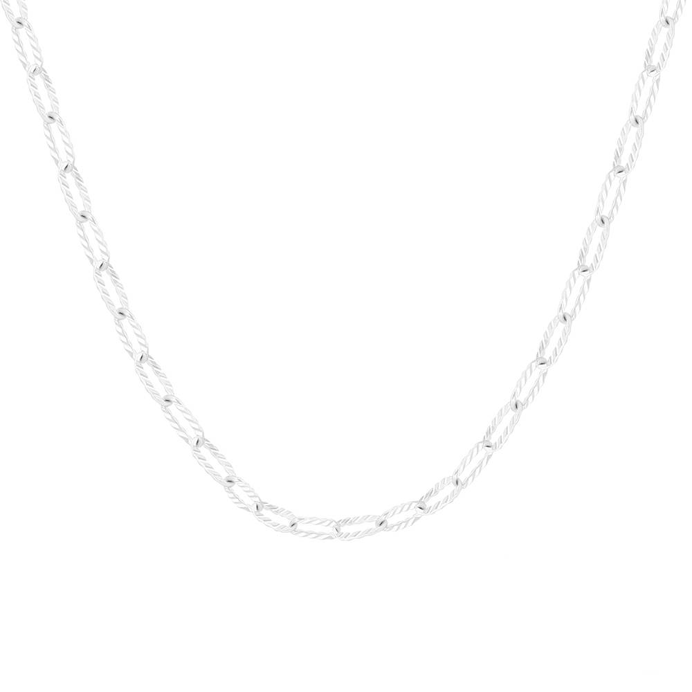 Oval Link Chain For Women : AMLC300