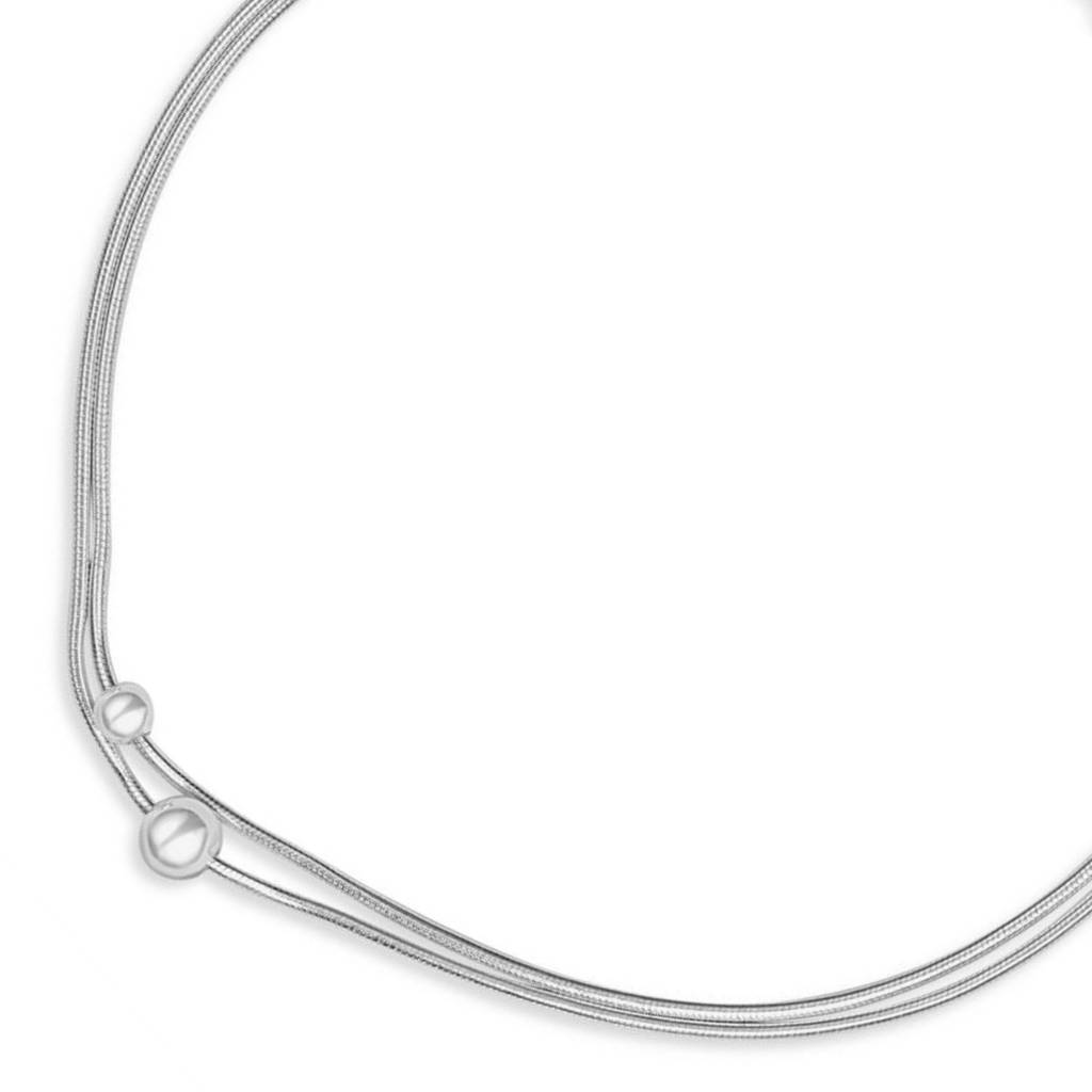 925 Pure Silver Rhodium Plated Beaded Solid Chain Anklet-Ank-60190-One : ANK-60190-ONE