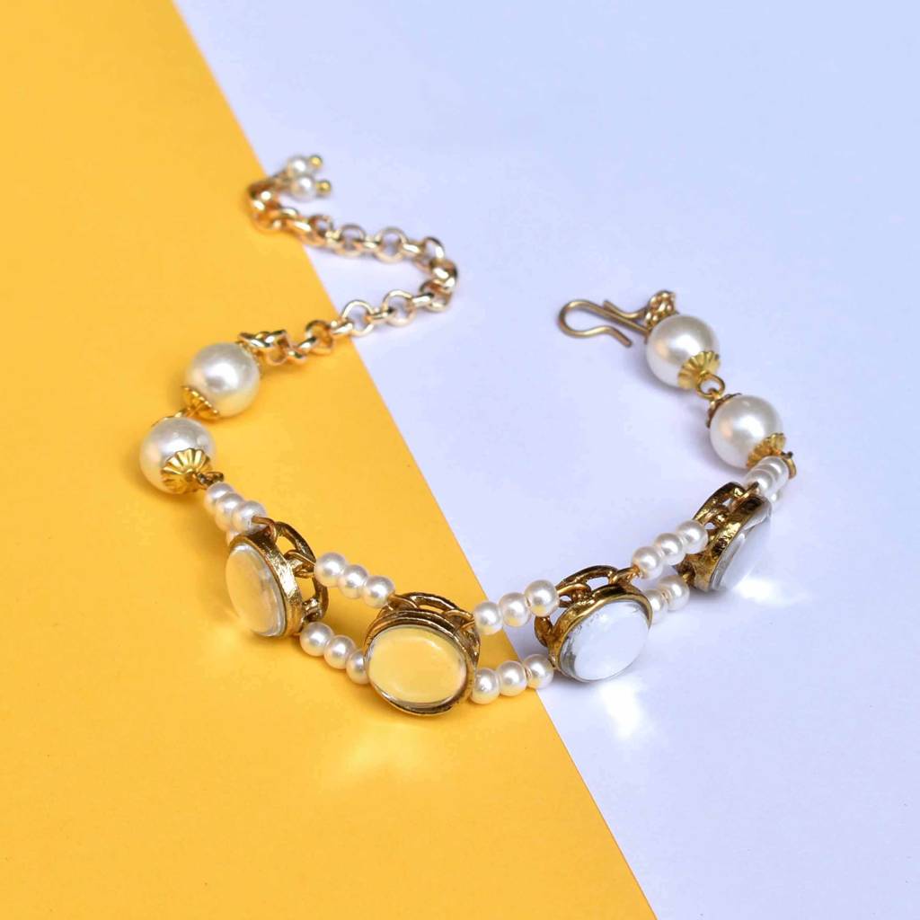 Pearl Bar Anklet : ANK009