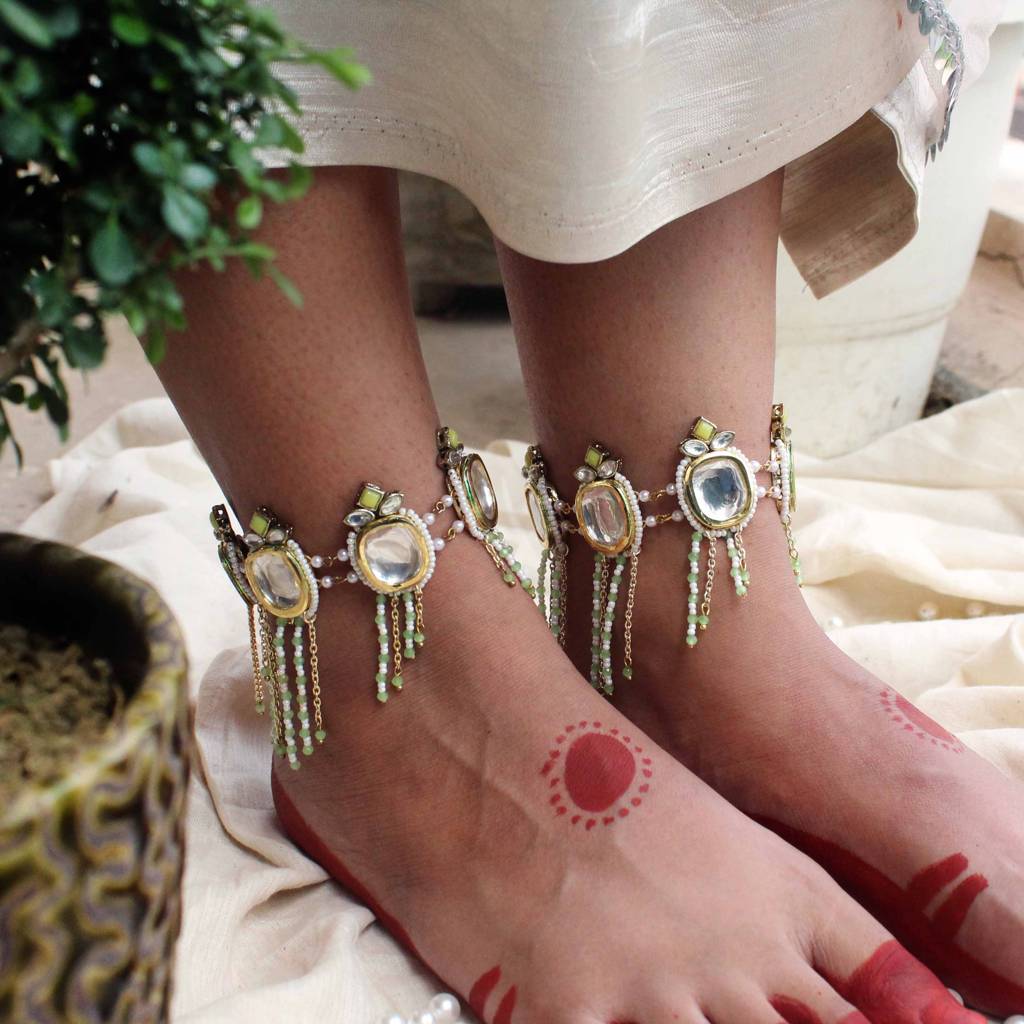 Minty Winty Anklet : ANK012