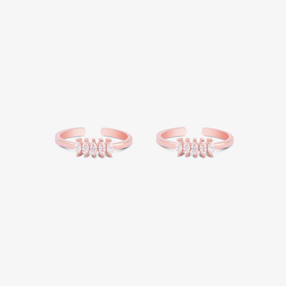Glint Line Toe Ring : ANTR787