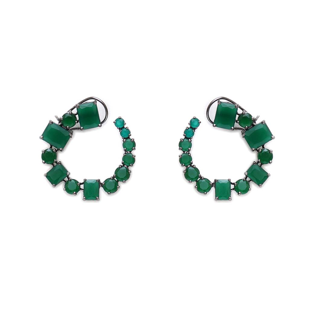 Jade Stud Earrings : RSA23-15