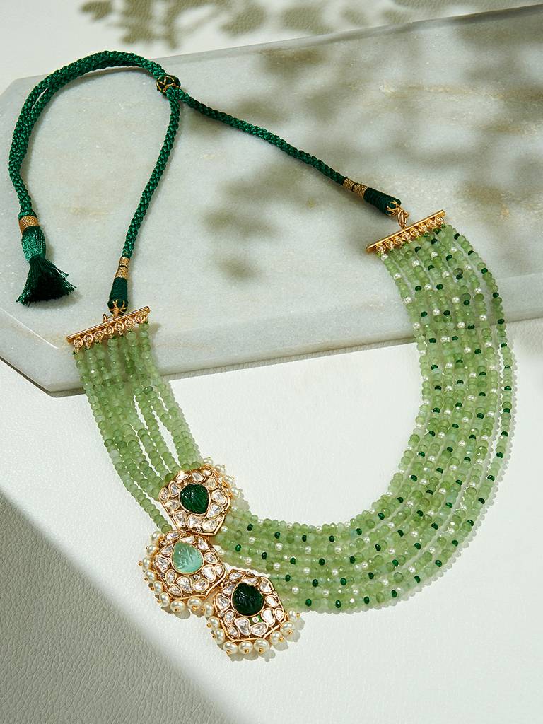 Multi Colour Layered Necklace : ARJBR23N77