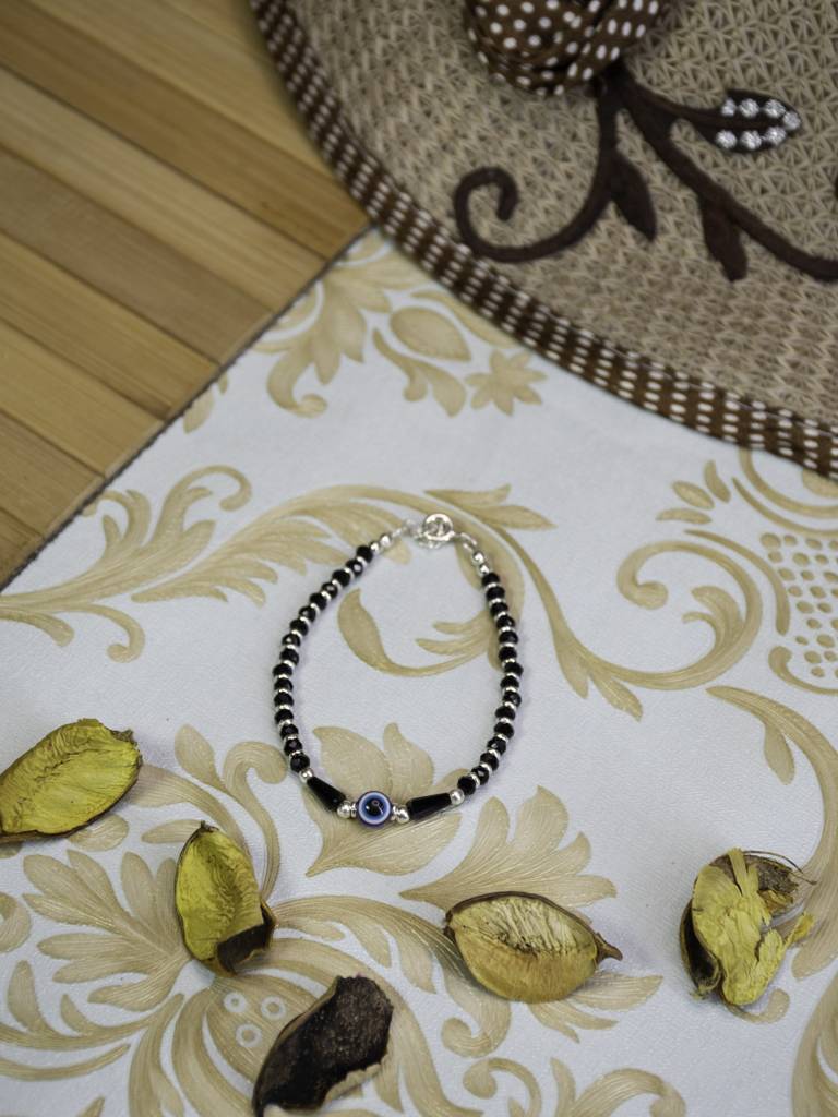 925 Sterling Silver Nazariya Evil Eye Bracelet For Women And Girls : ARSBR14