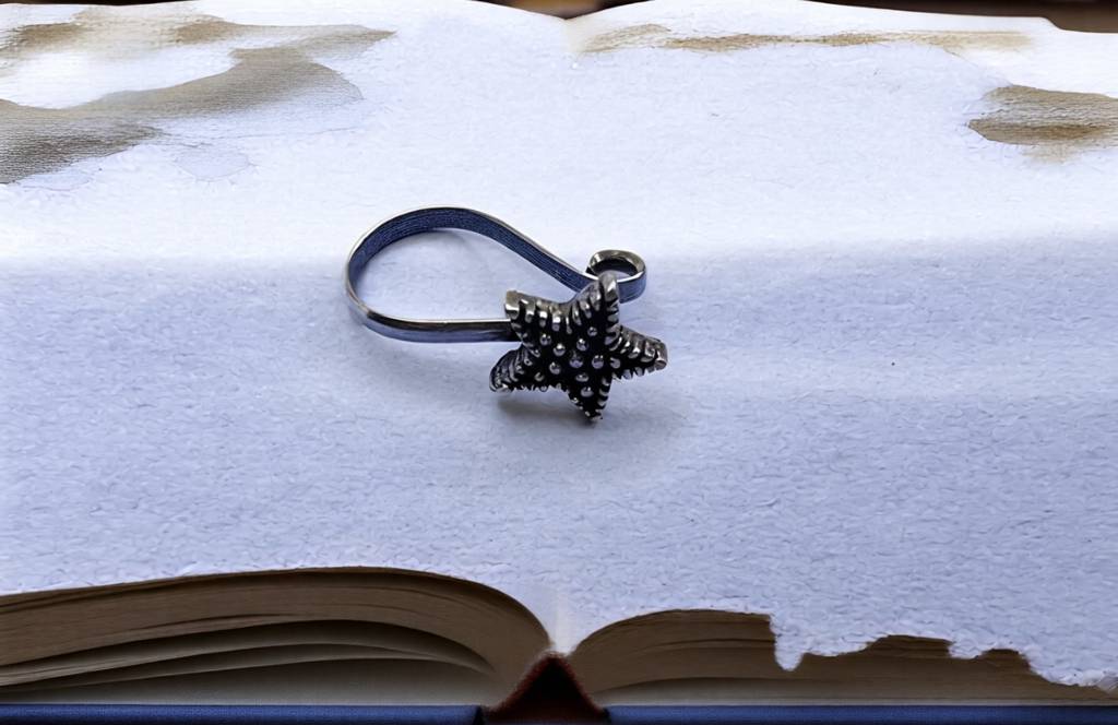 Silver Star Shaped Clip On Nose Pin : ARSNP278