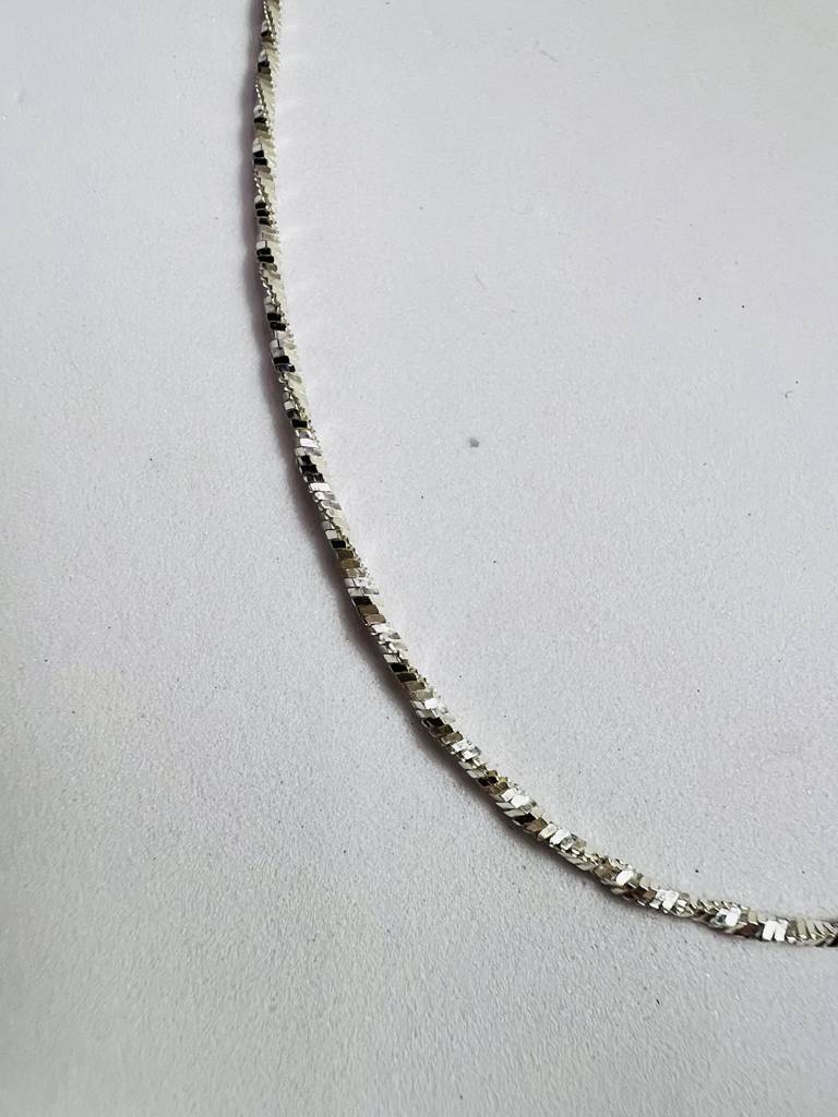 925 Sterling Silver Twisted Design Neck Chain : ARSPC140