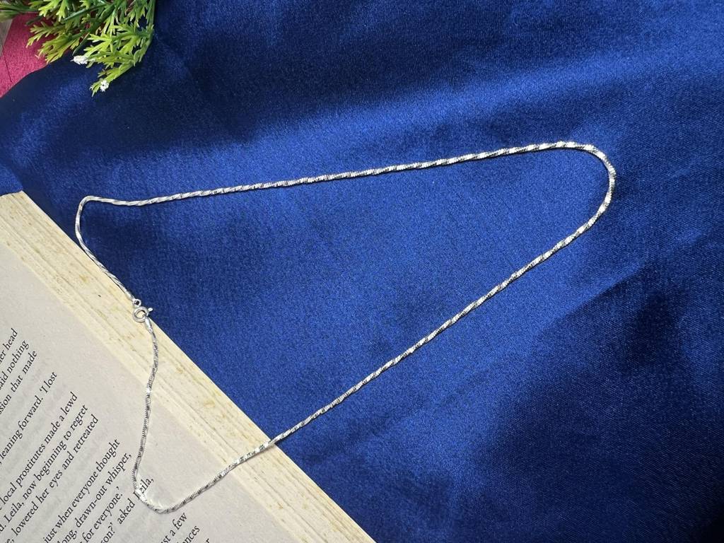 925 Sterling Silver Twisted Design Neck Chain : ARSPC140