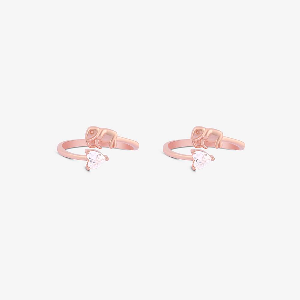 Elephant Embrace Toe Ring : ARTR851