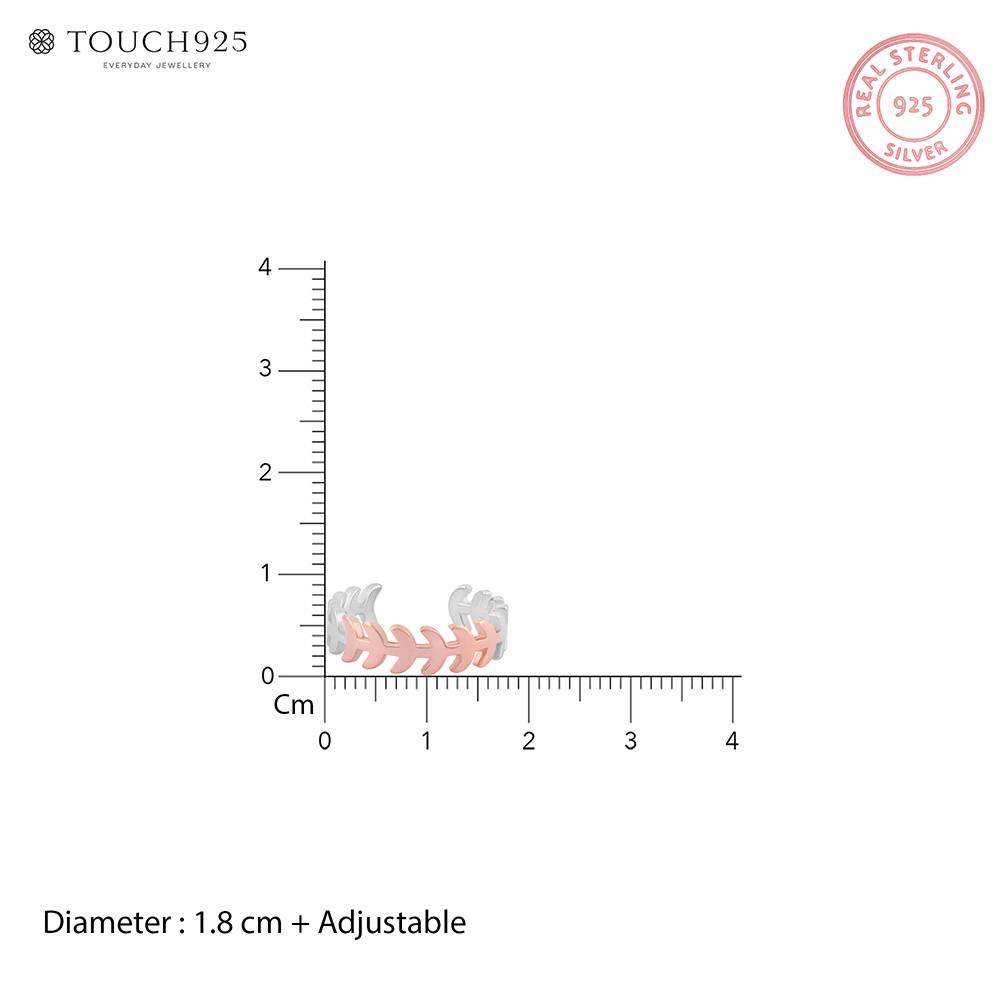 Fern Trail Toe Ring : ASTR864