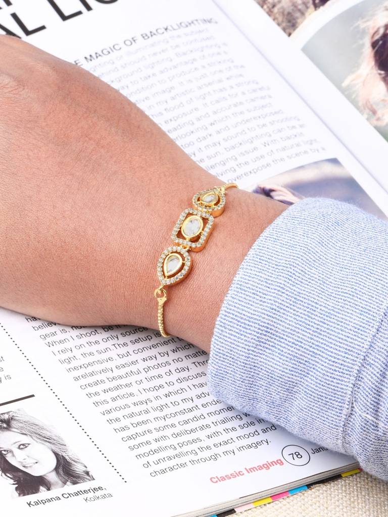 Maithili Kundan Bracelet : AVBR10003