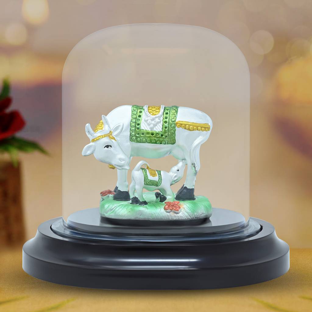 Touch925 999 Silver Sacred Kamadhenu Splendor Idol : AVI48