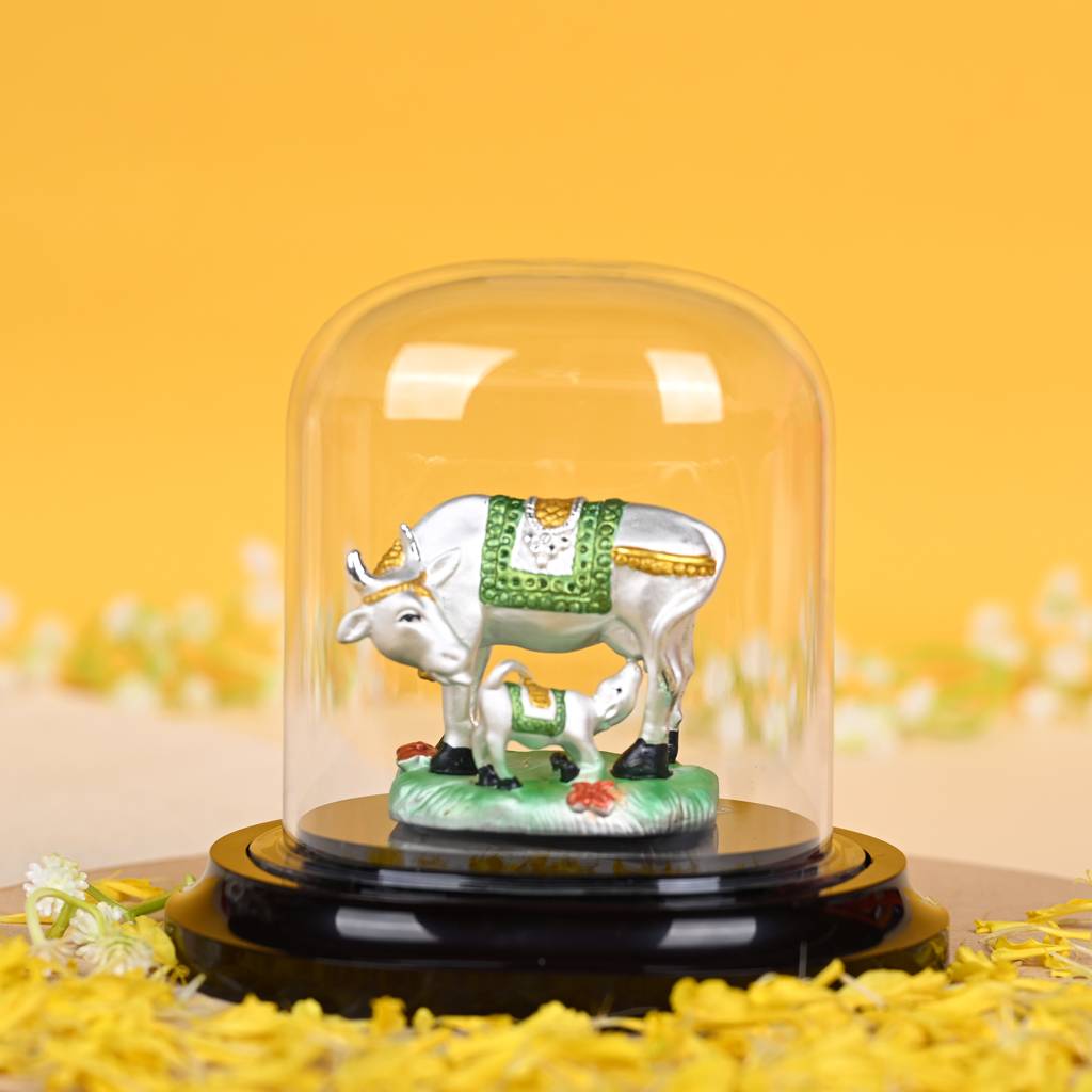 Touch925 999 Silver Sacred Kamadhenu Splendor Idol : AVI48