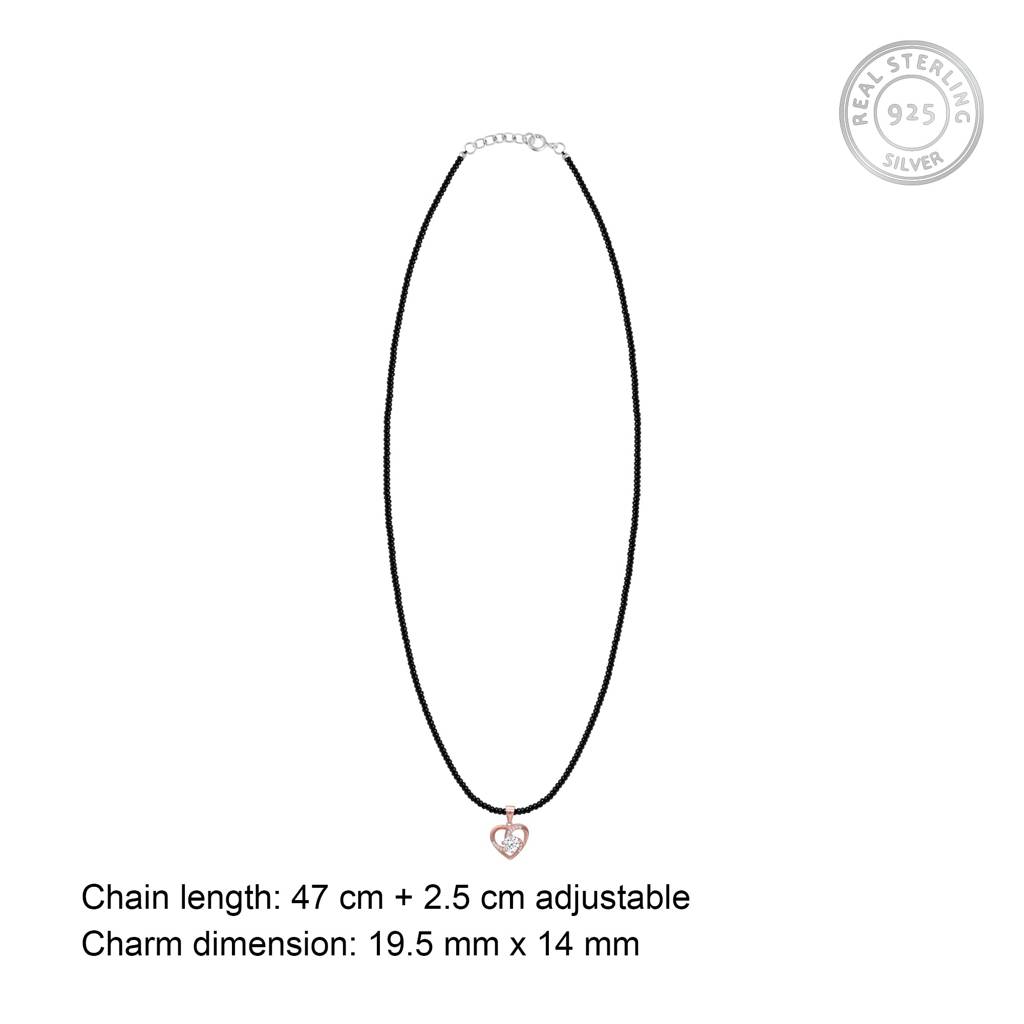 Sterling Silver Rosita Mangalsutra : AVPD0139