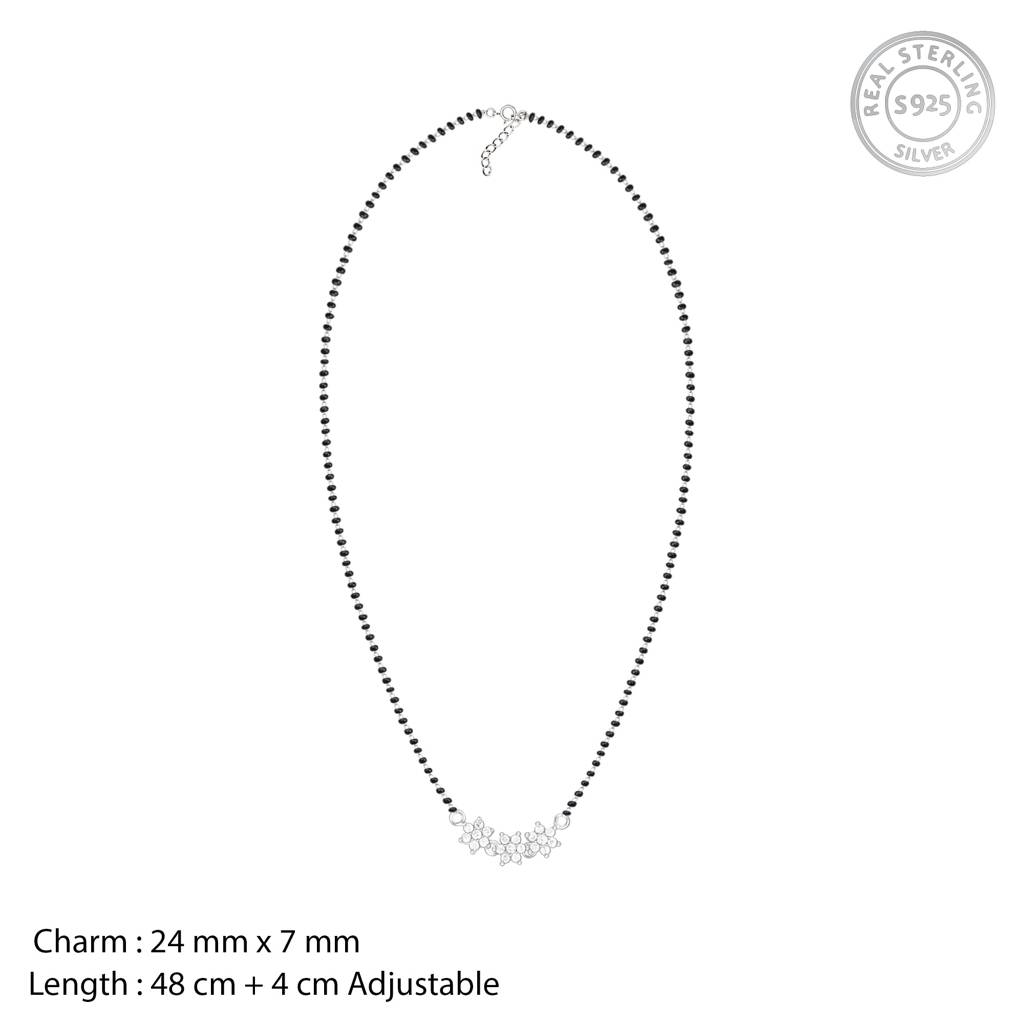 Silver Tri-Constellation Mangalsutra : AVPD0180