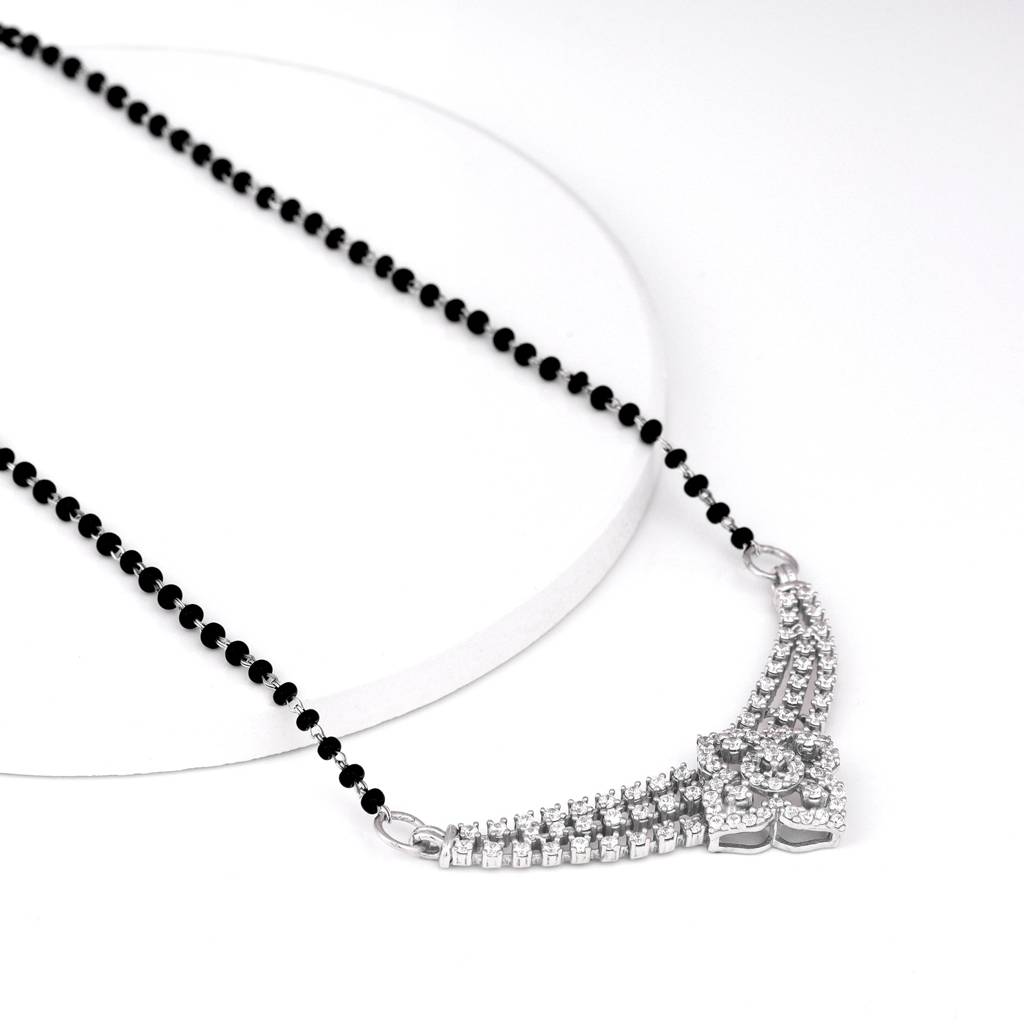Silver Imperial Mangalsutra : AVPD0181